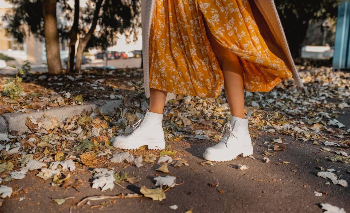 martensy do sukienki