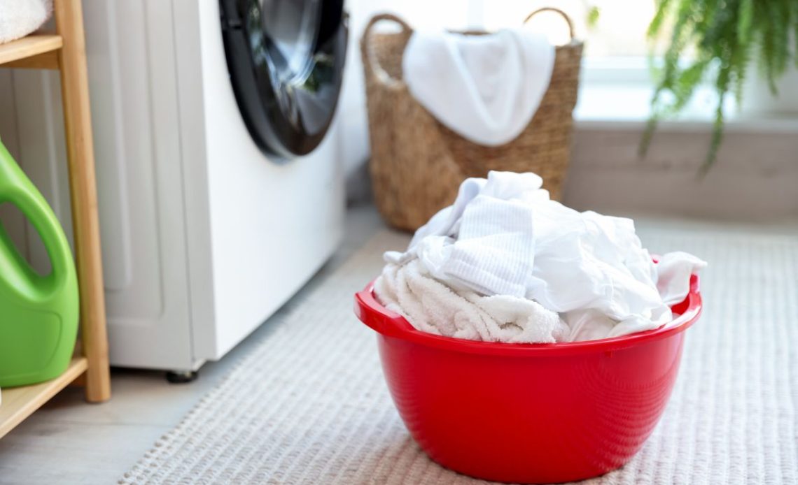 pranie białych rzeczy